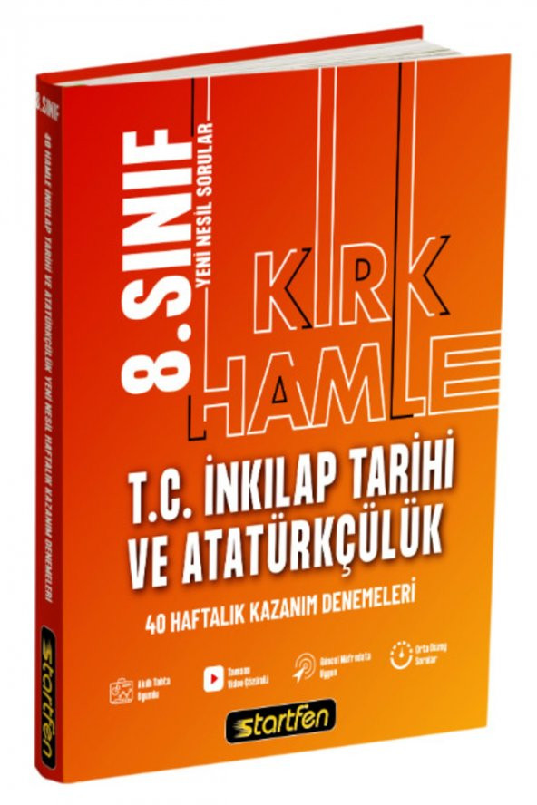 Startfen 8.sınıf Lgs Inkılap Tarihi 40 Hamle Kazanım Denemeleri