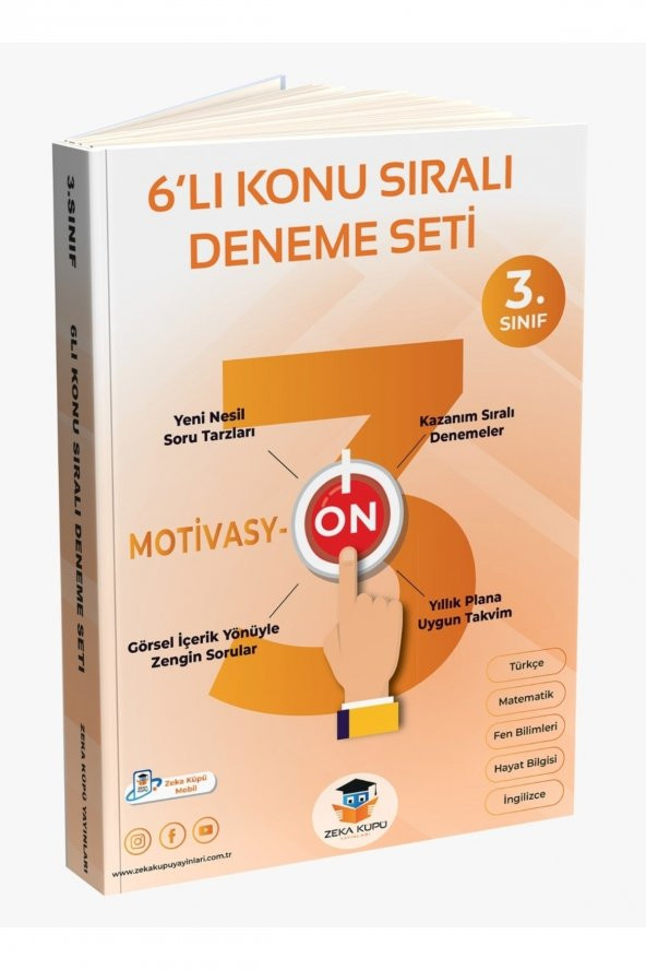 3. Sınıf Konu Sıralı Motivasyon 6lı Deneme Yni ürün görseli 1