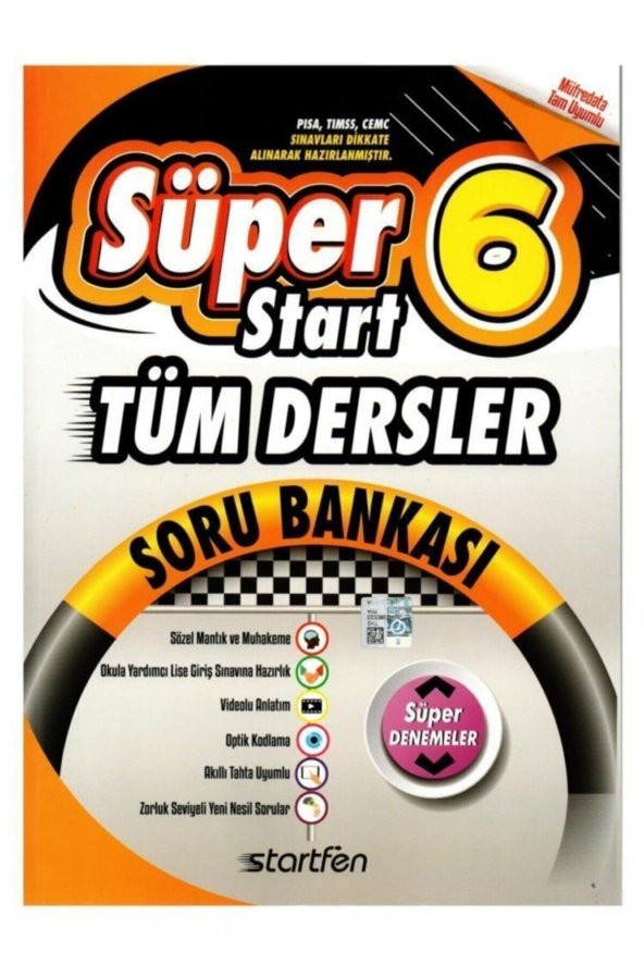6. Sınıf Tüm Dersler Süperstart Soru Bankası