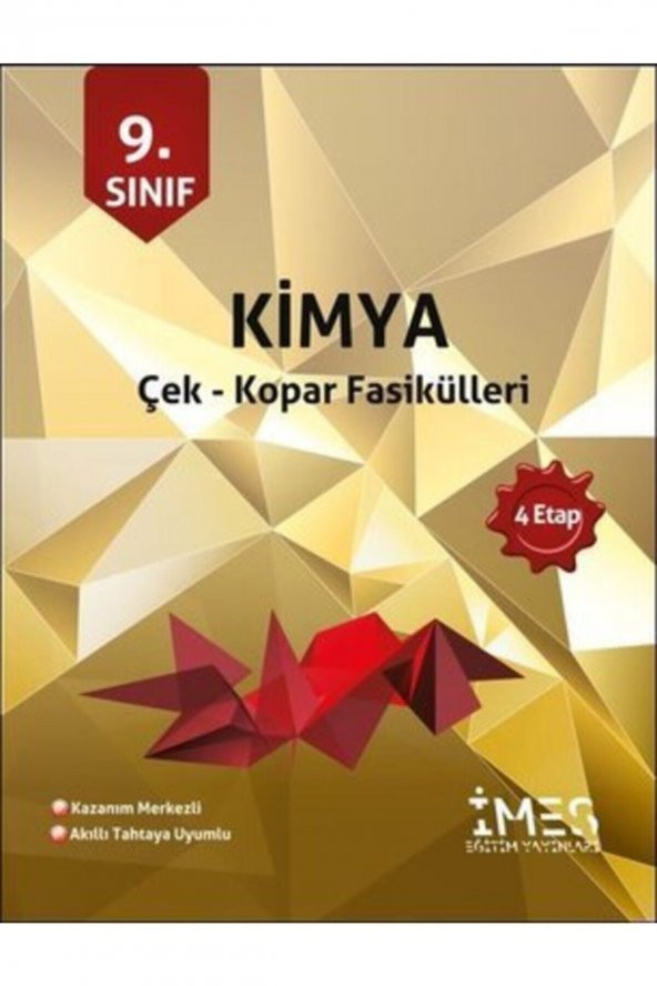 9.sınıf Kimya Çek - Kopar Fasikülleri 4 Etap