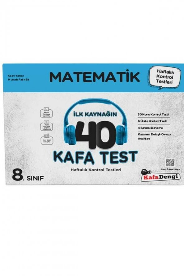 8. Sınıf Matematik 40 Kafa Test Haftalık Kontrol Testleri