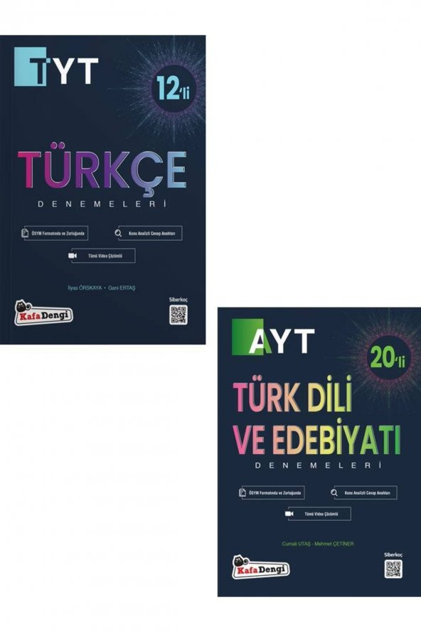 Tyt Türkçe Branş Denemesi (12li)+türk Dili Ve Edebiyatı Ayt Branş Denemesi (20li)
