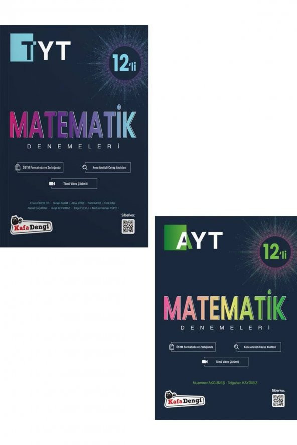 Tyt Matematik Branş Denemesi (12li)+matematik Ayt Branş Denemesi