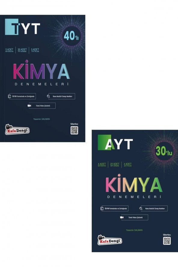 Tyt Kimya Branş Denemesi (40lı)+kimya Ayt Branş Denemesi