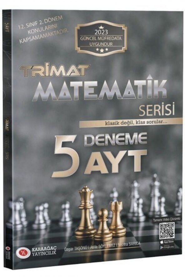 2023 Ayt Matematik Trimat Serisi 5 Deneme Yayınları