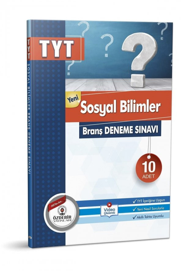 Özdebir Tyt Sosyal Bilimler Branş Deneme Sınavı