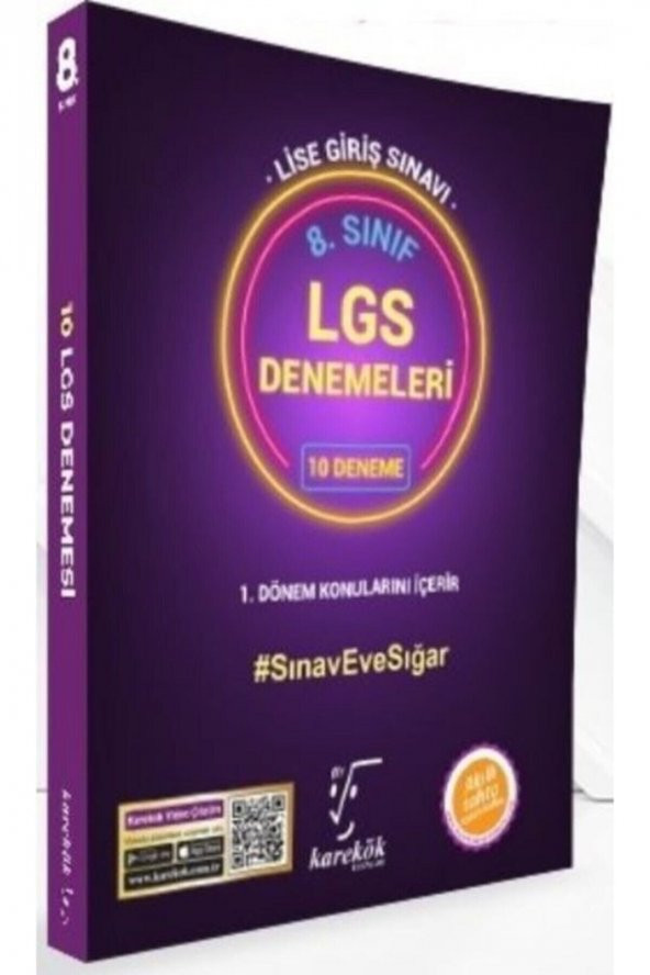 Karekök 2023 1.dönem Lgs 8.sınıf 10lu Deneme Seti - 2
