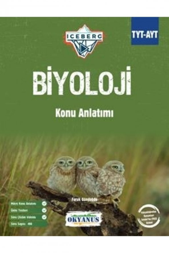 Okyanus Tyt Ayt Iceberg Biyoloji Konu Anlatımı 9786057832542.