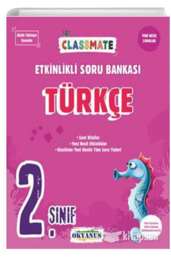 2. Sınıf Classmate Türkçe Etkinlikli Soru Bankası - 1