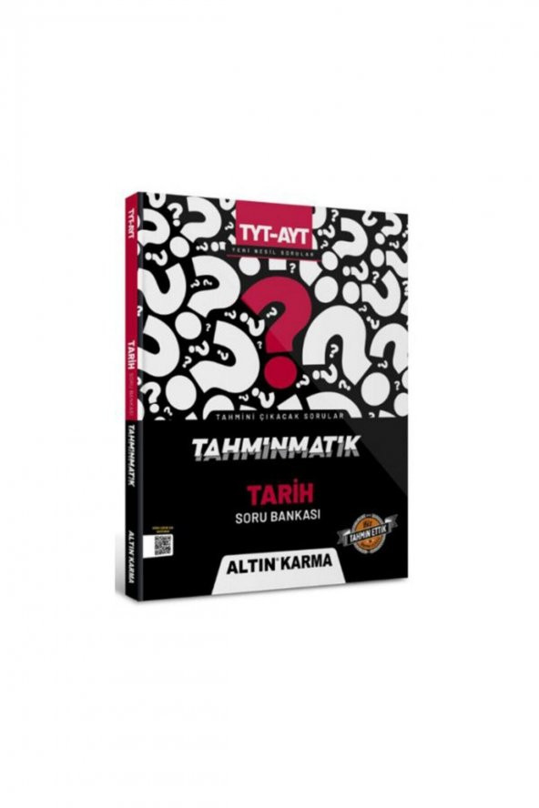 Altınkarma Tahminmatik Tyt - Ayt Tarih Soru Bankası ürün görseli 1
