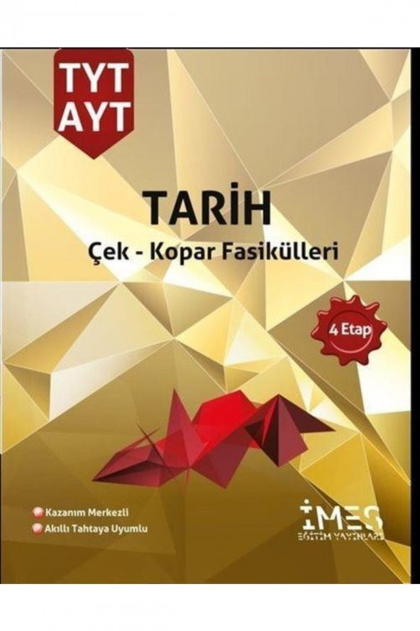 Tyt - Ayt Tarih Çek - Kopar Fasikülleri 4 Etap