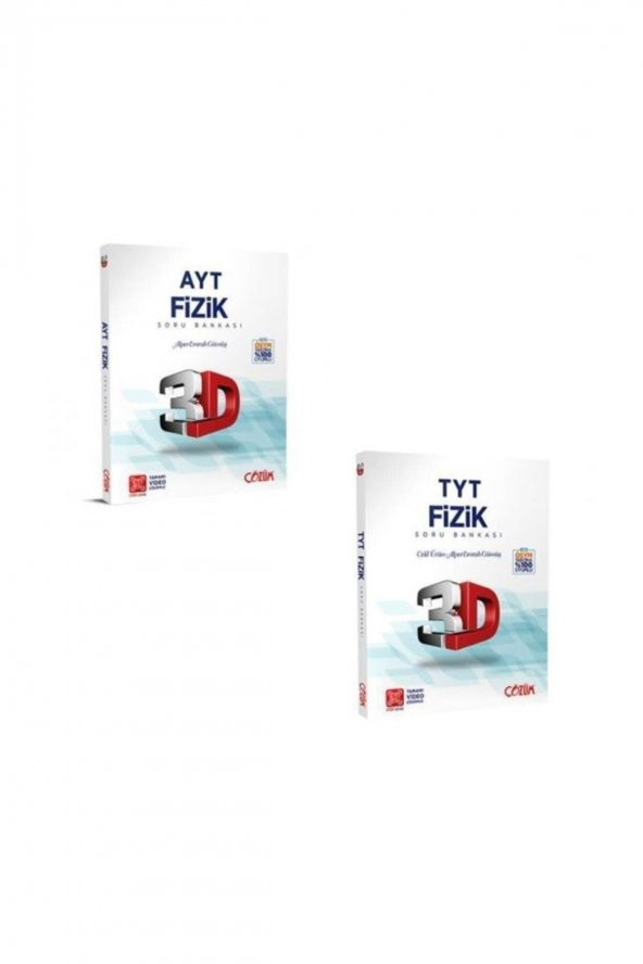 Çözüm 3d Yayınları Tyt Ayt Fizik Soru Bankası 2023 Model Hologramlı Baskı