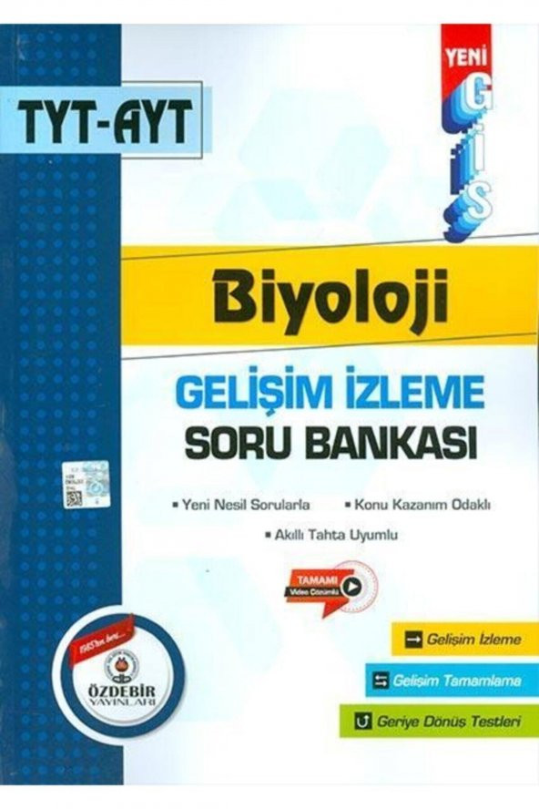 Tyt Ayt Biyoloji Gelişim Izleme Soru Bankası 9786051383019 ürün görseli 1