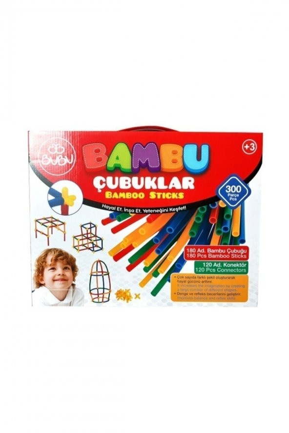 Bambu Çubuklar 300lü Hayal Et,inşa Et,