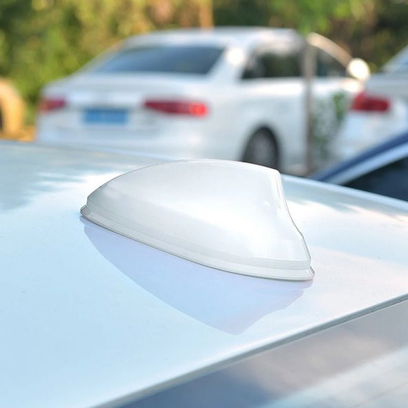 Bmw 5 Serisi Uyumlu Yüksek Kalite Elektrikli Shark Köpek Balığı Anten Beyaz