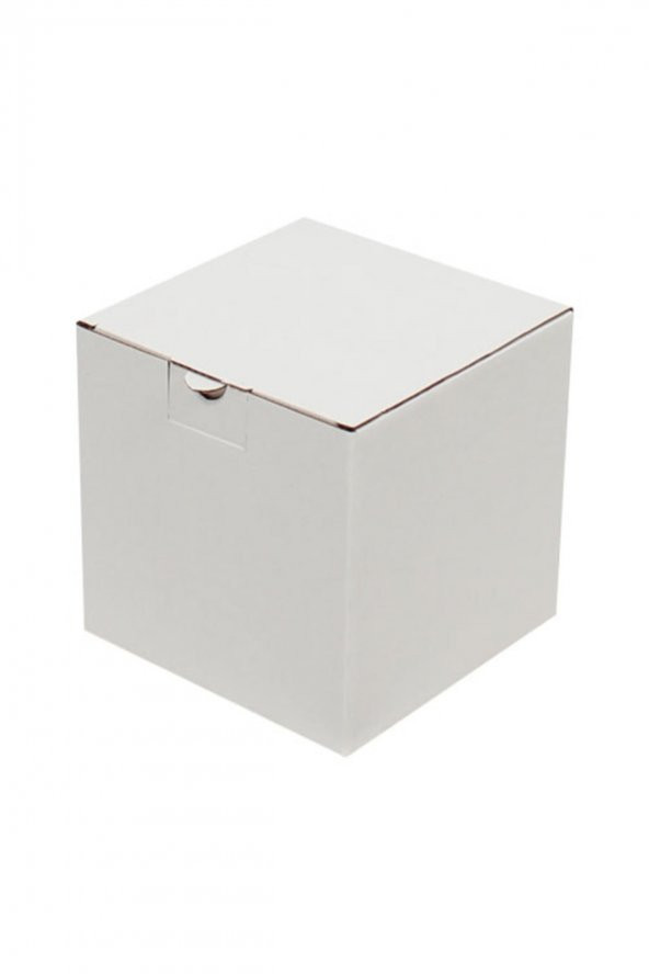 Beyaz Kilitli Kutu  Ebat 14x14x14 Cm (100 Adet) - 2