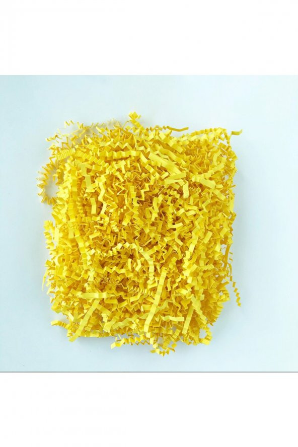Zigzag Kağıt Dolgu Malzemesi-sarı Renk (1 Paket=250 Gram)