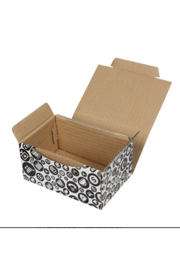 Siyah Kilitli Kargo Kutusu  Ebat 15,5x11x7,5 Cm (100 ADET) - 2