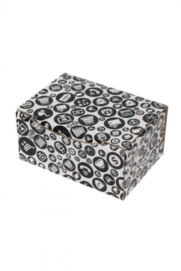 Siyah Kilitli Kargo Kutusu  Ebat 15,5x11x7,5 Cm (100 ADET) - 3