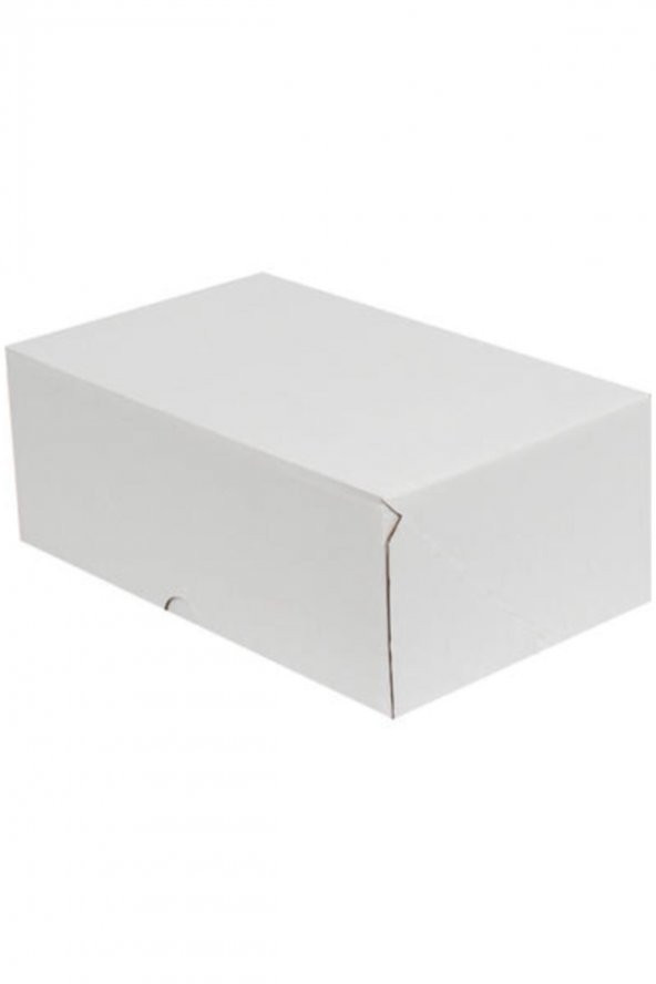 Beyaz Kilitli Kargo Kutusu  Ebat 35x24x14 Cm (100 ADET) - 2