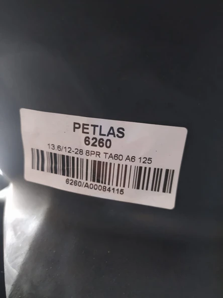 PETLAS 13.6/12-28 8 PR TA60 A6 125 2025ÜRETİM - 3
