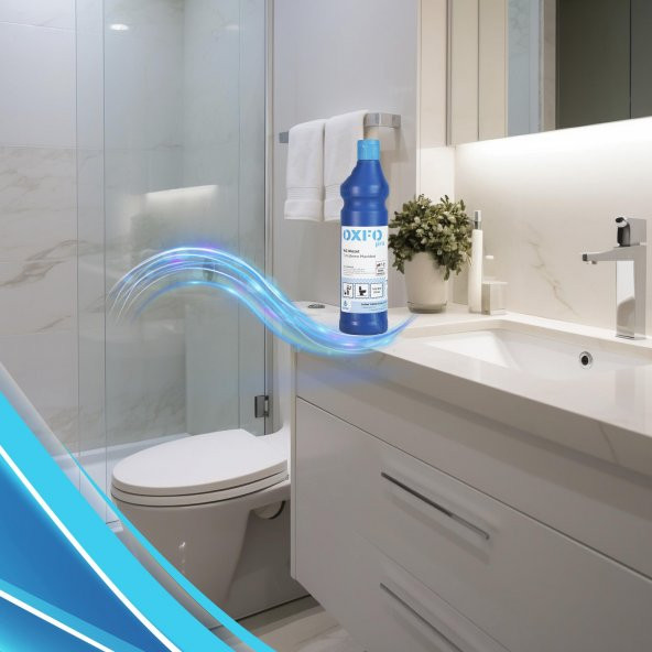 OXFOPRO WC KLOZET,TUVALET TAŞI,PİSUAR VS. İÇİN PROFESYONEL TEMİZLİK VE BAKIM JELİ 750 ML - 4