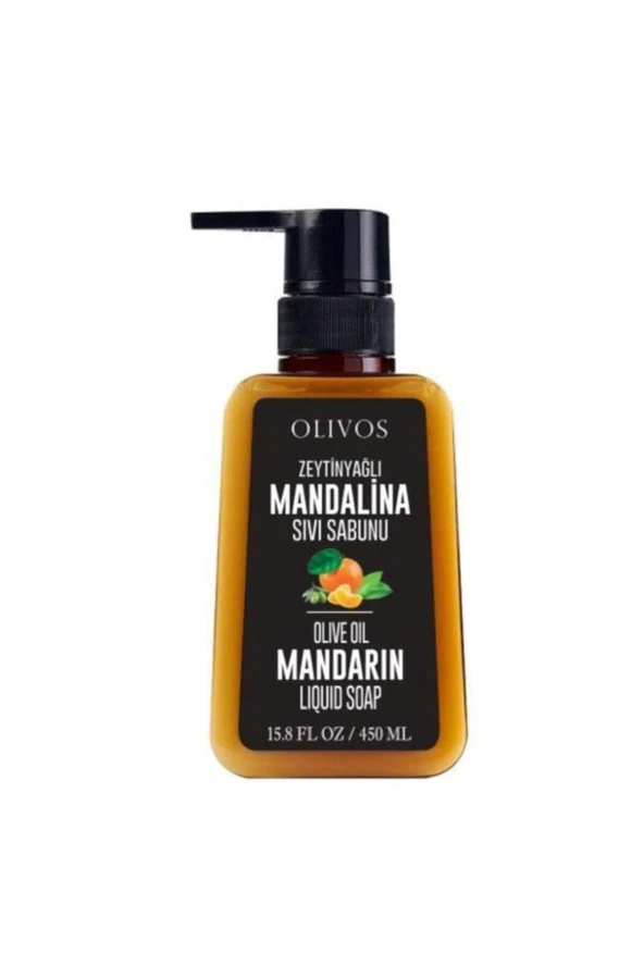 Olivos Zeytinyağlı Mandalina Sıvı Sabun 450 Ml