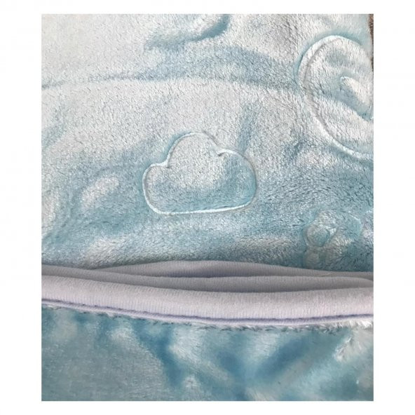 ÖZDİLEK EMBOS BEBE BATTANİYE MAVİ