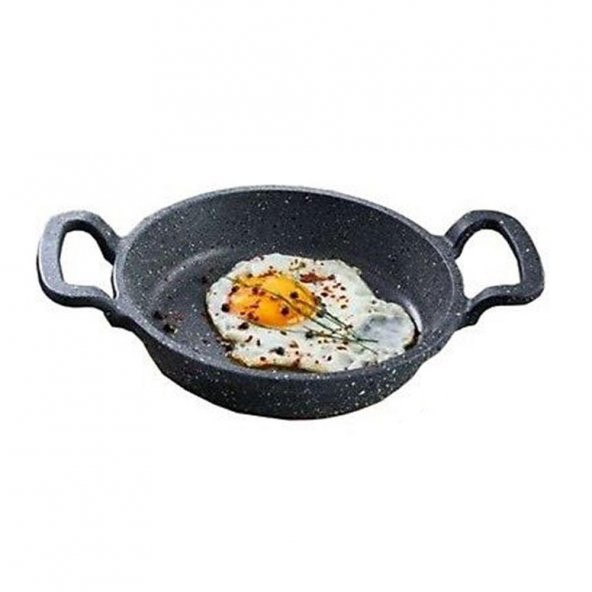 Eda Asya Döküm Granit 3lü Kapaksız Sahan Seti 18-20-22 cm - 2