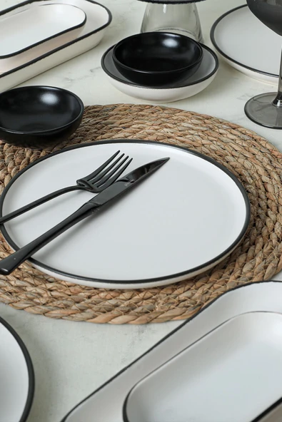 Keramika Keraart Simply  Kahvaltı Takımı 18 Parça 6 Kişilik 19985 - 2