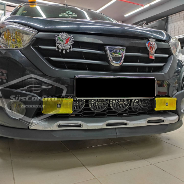 Dacia Dokker 2012-2022 Uyumlu Üniversal Astra H lip Esnek Ön Lip 2 Parça Tampon Altı Dil Karlık Ön Ek - 5