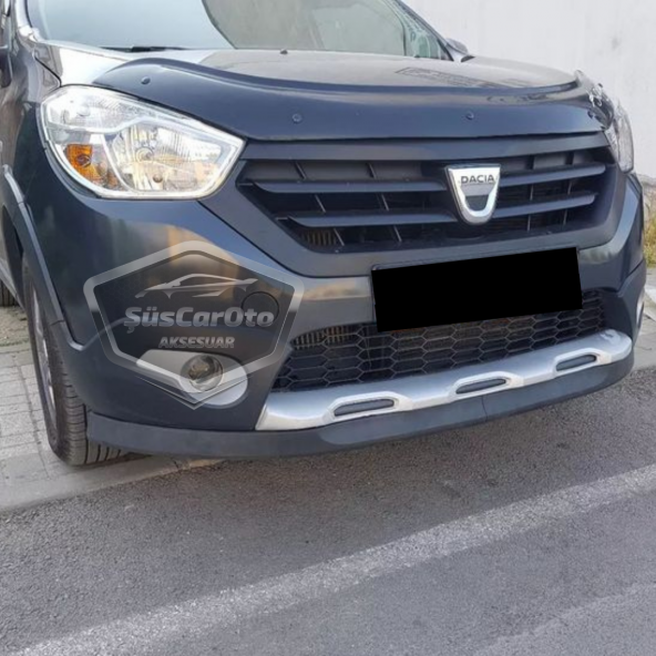 Dacia Dokker 2012-2022 Uyumlu Üniversal Astra H lip Esnek Ön Lip 2 Parça Tampon Altı Dil Karlık Ön Ek - 6