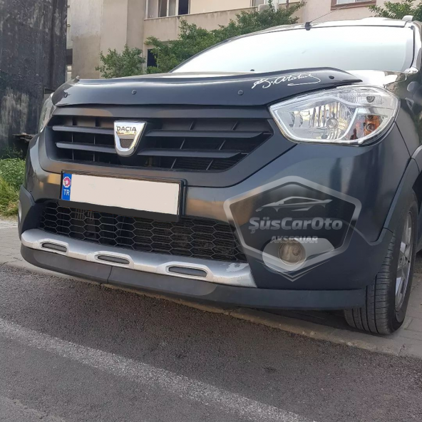 Dacia Dokker 2012-2022 Uyumlu Üniversal Astra H lip Esnek Ön Lip 2 Parça Tampon Altı Dil Karlık Ön Ek - 7