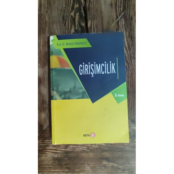 Girişimcilik (Prof.Dr. Mehmet Marangoz) ürün görseli