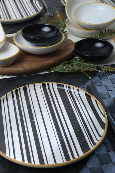 Keramika Keraart Cleo Kahvaltı Takımı 18 Parça 6 Kişilik 19918-20-41 - Resim 5