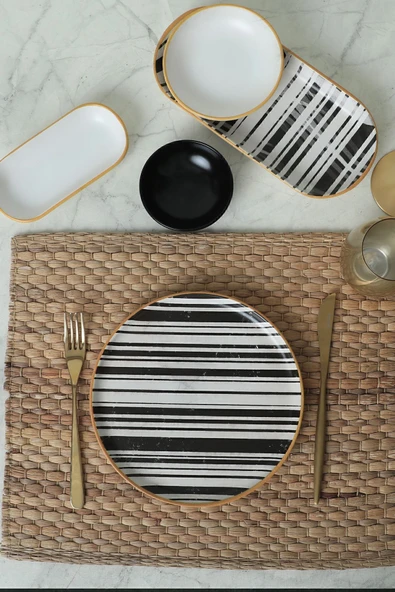 Keramika Keraart Cleo Kahvaltı Takımı 18 Parça 6 Kişilik 19918-20-41 - Resim 7