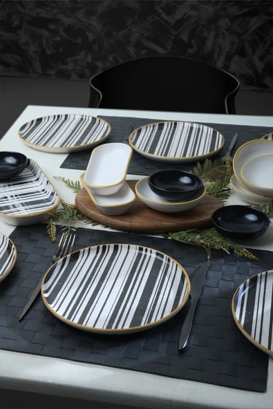 Keramika Keraart Cleo Kahvaltı Takımı 18 Parça 6 Kişilik 19918-20-41 - Resim 2