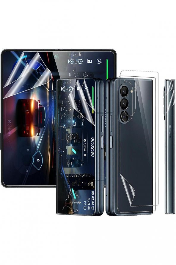 Samsung Z Fold 4 Nano Ekran Koruyucu Ön + Arka Tam Kaplayan - Resim 3