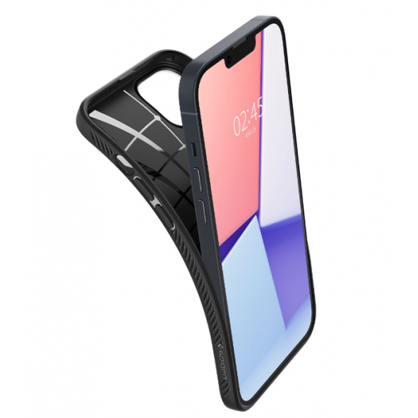 Spigen Apple iPhone 14 / iPhone 13 Kılıf Liquid Air Matte Black - ACS05037 - 3