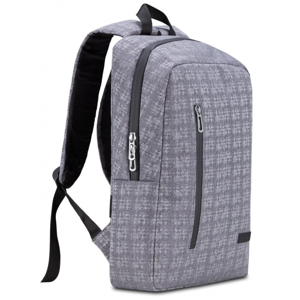 Classone WTX406G 15.6 inç Pro WTXpro Su Geçirmez Kumaş Notebook Sırt Çantası Gri - 3