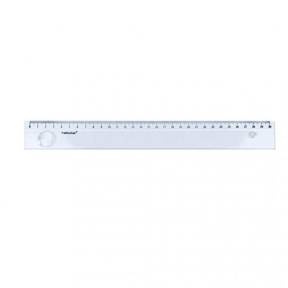 Yıldızlar Mercekli Cetvel 30 cm Kod:10 - 2
