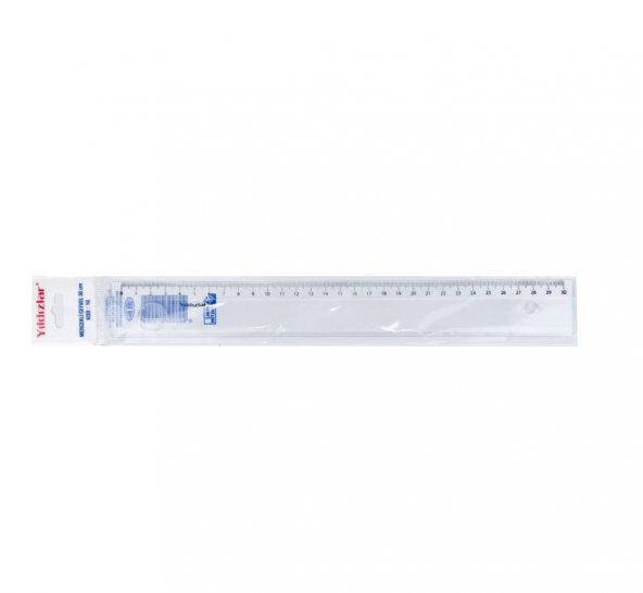 Yıldızlar Mercekli Cetvel 30 cm Kod:10 - 3
