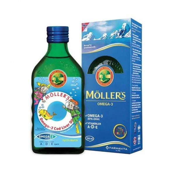 Möllers Tutti Frutti Omega-3 Balık Yağı 250 ml