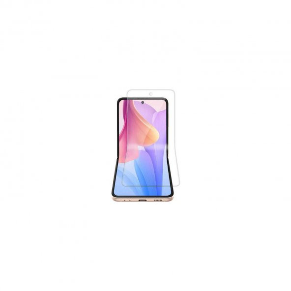Samsung Z Flip 4 ile Uyumlu Ön & Arka Full Body Esnek Nano Çizilmez Ekran Koruyucu - Resim 3