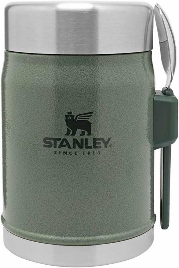 Stanley Klasik Paslanmaz Çelik Yeşil Yemek Termosu Kaşıklı 0,40 LT - 2