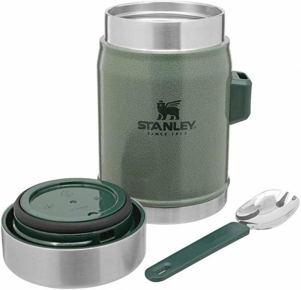 Stanley Klasik Paslanmaz Çelik Yeşil Yemek Termosu Kaşıklı 0,40 LT - 3