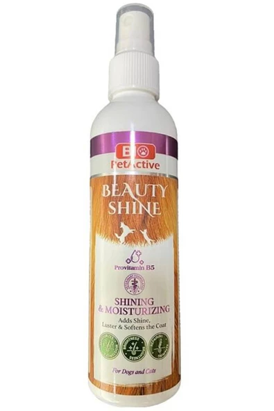 Bio Pet Active Beauty Shine Kedi ve Köpek Tüy Parlatıcı Sprey 100 ml