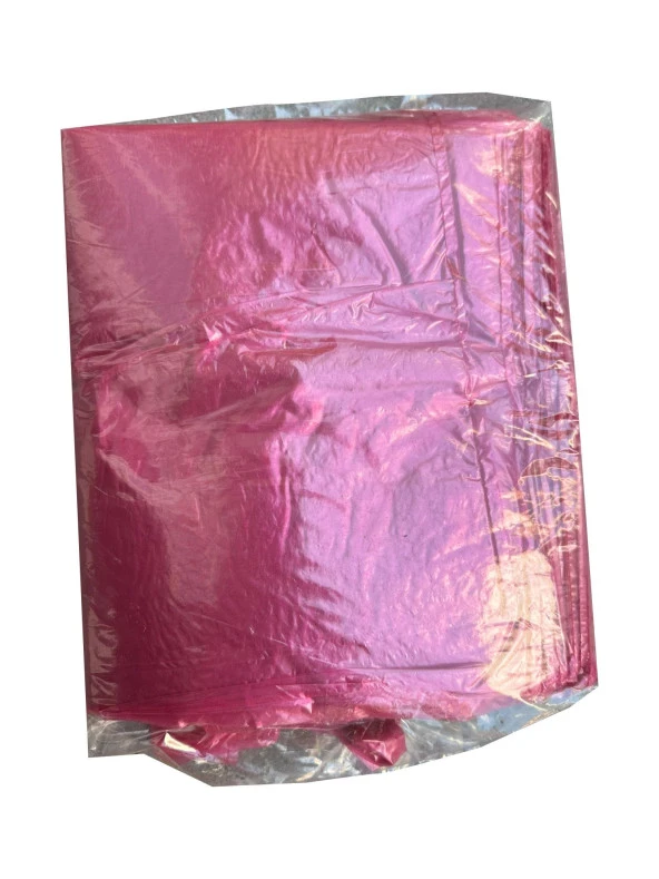 Arma Kırmızı Market Poşeti Torbası - Hışır Atlet Poşet - Küçük Boy - 24.5 x 40 Cm. - 3 Kg. ürün görseli 1