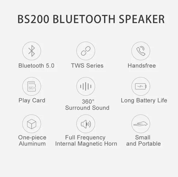HP BS200 Kablosuz Bluetooth Hoparlör - 2