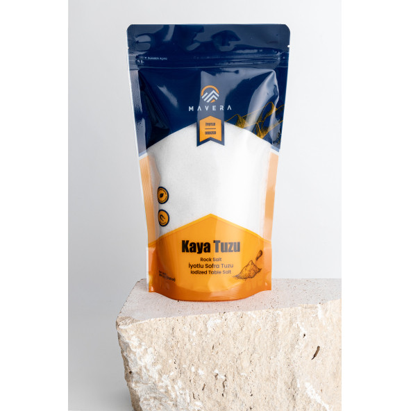 MAVERA İYOTLU ÖĞÜTÜLMÜŞ KAYA TUZU 500 GR - 3